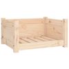 vidaXL Pelech pre psa 55,5x45,5x28 cm mas&iacute;vne borovicov&eacute; drevo