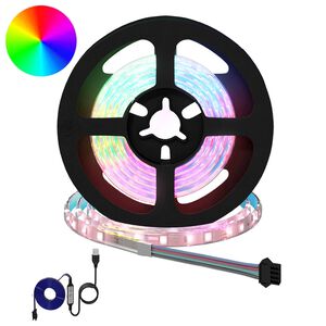 vidaXL LED p&aacute;s 2 ks Čierna a priehľadn&aacute; Meď a plast