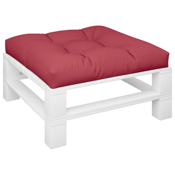 vidaXL Podložka na paletov&yacute; n&aacute;bytok červen&aacute; 80x80x12 cm l&aacute;tka