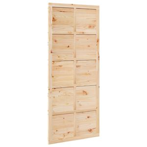 vidaXL Zavesen&eacute; posuvn&eacute; dvere 100 x 2,5 x 208 cm Borovicov&yacute; mas&iacute;v