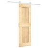 vidaXL Posuvn&eacute; dvere Pr&iacute;rodn&aacute; a biela 70 x 210 cm