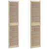 vidaXL Skř&iacute;ňov&eacute; dvere s dverami 2 pcs Pr&iacute;rodn&aacute; 201 x 2,1 x 49,5 cm