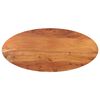 vidaXL Stolov&aacute; doska 110x50x3,8 cm ov&aacute;lna mas&iacute;vna ak&aacute;cia