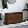 vidaXL Lavička na top&aacute;nky s vykl&aacute;pacou z&aacute;suvkou hned&yacute; dub 102x32x56 cm