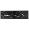 vidaXL TV skrinka, čierny mramor 140x40x40,5 cm, tvrden&eacute; sklo