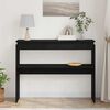 vidaXL Konzolov&yacute; st&ocirc;l Čierny dub 80 x 30 x 102 cm Kompozitn&eacute; drevo