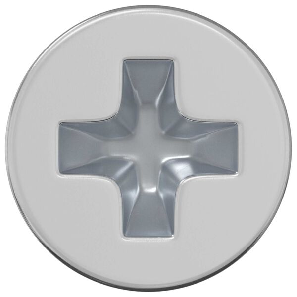 vidaXL Z&aacute;pustn&eacute; hlavy skrutiek 12 pcs Strieborn&aacute; M4 x 6 mm Železo