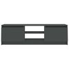 vidaXL TV skrinka, siv&aacute; 120x30x35,5 cm, kompozitn&eacute; drevo