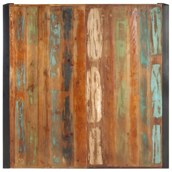 vidaXL Konferenčný stolík 120x120x40 cm, recyklovaný masív