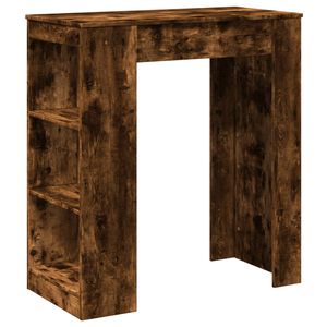 vidaXL Barov&yacute; st&ocirc;l a police dymov&yacute; dub 95x47x103,5 cm kompozitn&eacute; drevo