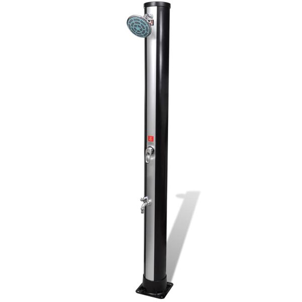 Vonkaj&scaron;ia sol&aacute;rna sprcha so sprchovou hlavicou a koh&uacute;tikom 35 l