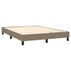 vidaXL Boxspring posteľ s matracom sivohned&yacute; 140x190 cm l&aacute;tka