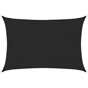 vidaXL Tieniaca plachta 160 g/m&sup2; čierna 2x2,5 m HDPE