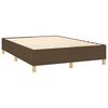 vidaXL Boxspring posteľ s matracom tmavohned&aacute; 140x200 cm l&aacute;tka