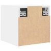 vidaXL Nástenné TV skrinky 2 ks biele 30,5x30x30 cm