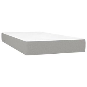 vidaXL Matrac s ta&scaron;tičkov&yacute;mi pružinami stredn&aacute; tvrdosť bledosiv&yacute; 100x190x20 cm l&aacute;tka
