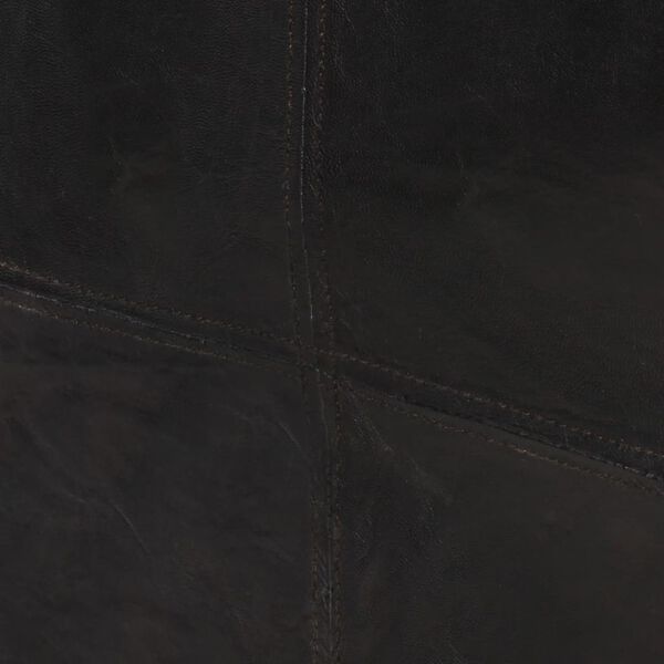 vidaXL 2-miestna pohovka čierna pravá koža