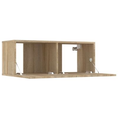 vidaXL 8-dielna súprava TV skriniek dub sonoma spracované drevo