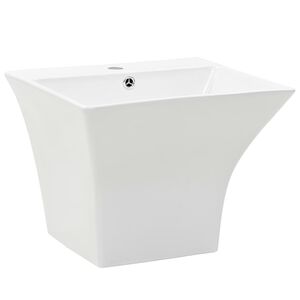 vidaXL N&aacute;stenn&eacute; um&yacute;vadlo biele 500x450x410 cm keramick&eacute;
