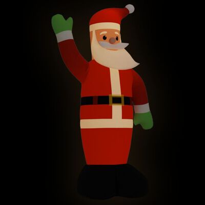 vidaXL Vianočný nafukovací Santa Claus s LED diódami 820 cm
