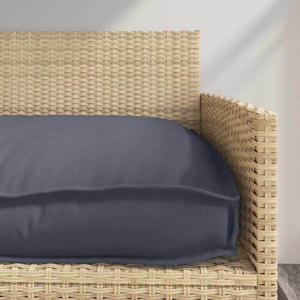 vidaXL Sada vankúšov na palete 2 pcs Antracit 150 x 40 x 8 cm