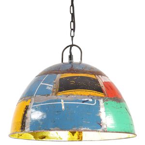 vidaXL Industri&aacute;lna vintage z&aacute;vesn&aacute; lampa 25 W, farebn&aacute; 41 cm E27