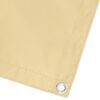 vidaXL Balk&oacute;nov&aacute; obrazovka Pieskov&aacute; 100 x 500 cm Oxfordsk&aacute; l&aacute;tka