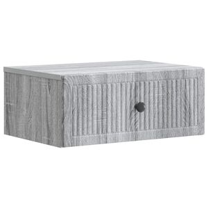 vidaXL Nočn&yacute; stol&iacute;k Siv&aacute; sonoma 49 x 34,5 x 20 cm Kompozitn&eacute; drevo