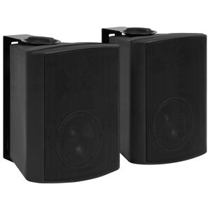 vidaXL N&aacute;stenn&eacute; stereo reproduktory 2ks čierne interi&eacute;r+exteri&eacute;r 100 W