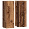 vidaXL Stojany na kvety 2ks, star&eacute; drevo 33x33x100cm, kompozitn&eacute; drevo