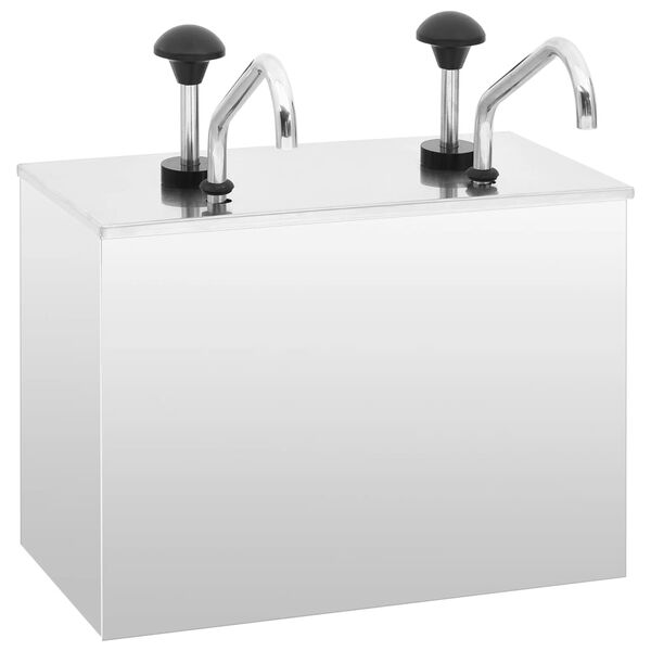 vidaXL D&aacute;vkovač na om&aacute;čku nehrdzavej&uacute;ca oceľ 2 x 3,5 l