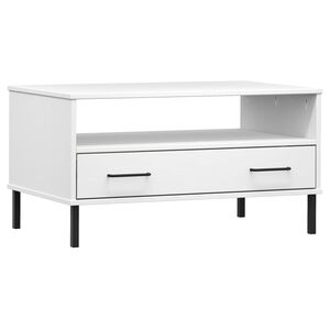 vidaXL Konferenčn&yacute; stol&iacute;k biely 85x50x45 cm mas&iacute;vne drevo OSLO