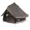 vidaXL Tipi stan so strechou Hned&aacute; &Scaron;ed&aacute; 250 x 250 cm Polyester a oceľ