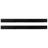vidaXL Samolepiace tesnenia dver&iacute; s kefou 2 ks Hned&aacute; 100 cm