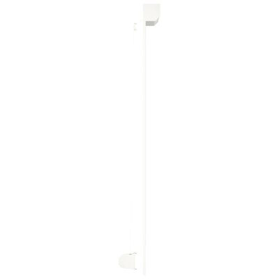 vidaXL Predokenná roleta, hliník 110x220 cm, biela