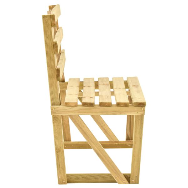 vidaXL Záhradná lavička 120 cm impregnovaná borovica