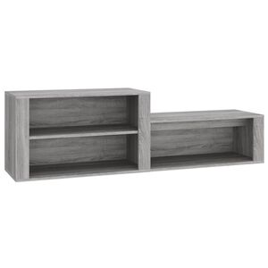 vidaXL Botn&iacute;k siv&yacute; dub sonoma 150x35x45 cm spracovan&eacute; drevo