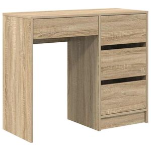 vidaXL St&ocirc;l Sonoma dub Kompozitn&eacute; drevo 90 x 37,5 x 75 cm