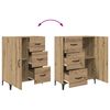 vidaXL Highboard Remeseln&yacute; dub 69,5 x 34 x 180 cm Kompozitn&eacute; drevo