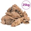 vidaXL L&aacute;vov&eacute; kamene 25 kg hned&eacute; 1-10 cm