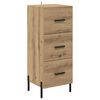 vidaXL Highboard Remeseln&yacute; dub 34,5 x 34 x 180 cm Kompozitn&eacute; drevo