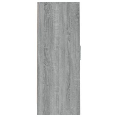 vidaXL Botník sivý dub sonoma 32x35x92 cm spracované drevo