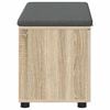 vidaXL Predsieňov&aacute; lavica s vank&uacute;&scaron;om Sonoma dub 80 x 46 x 46 cm