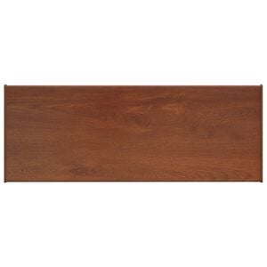 vidaXL Parapetn&eacute; dosky Hned&eacute; drevo 60 x 30 x 4,5 cm PVC