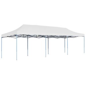 vidaXL Skladac&iacute; p&aacute;rty stan biely 3x9 m