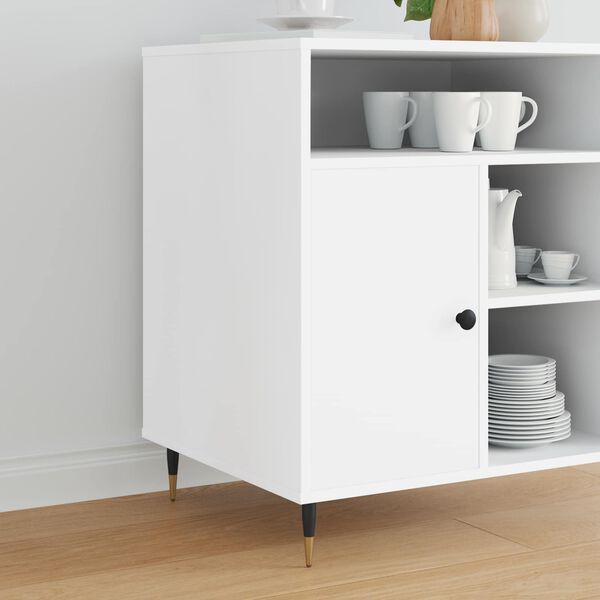 vidaXL Nohy n&aacute;bytku 2 pcs Čierna a zlat&aacute; &Oslash; 40 x 98 mm Železo