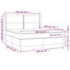vidaXL Boxspring posteľ s matracom tmavosiv&aacute; 160x200 cm l&aacute;tka