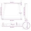 vidaXL Nohy k jedálenskému stolu v tvare V, 3 ks, čierne, 100 x (72-73,3) cm, oceľ