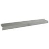vidaXL Obrubn&iacute;k tr&aacute;vnika 20 pcs 100 x 10 x 8 cm Oceľ Strieborn&aacute;