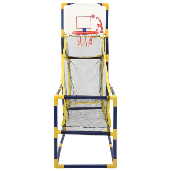 vidaXL Arkádová basketbalová herná sada s loptou a pumpou 45x86x127 cm